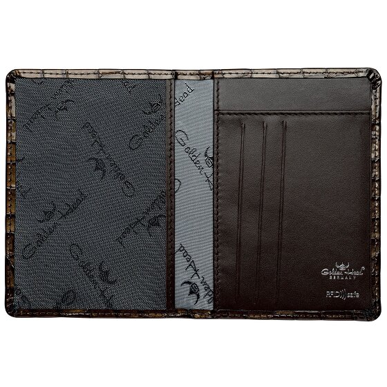 Golden Head Funda para carné de identidad Cayena de cuero RFID 9 cm