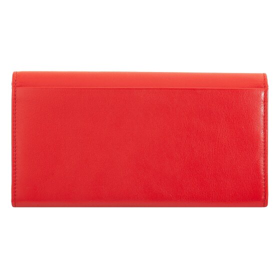 DuDu Cartera Gandia colorida de cuero RFID 19 cm