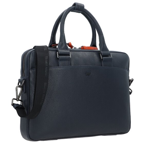 Braun Büffel Maletín Novara Piel 38 cm Compartimento para portátil