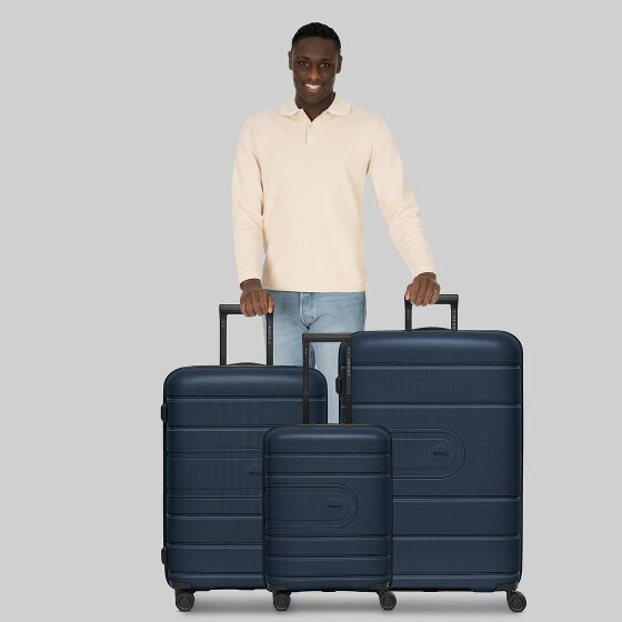 Redolz Essentials 11 4 ruedas Juego de maletas 3 piezas con pliegue de expansión