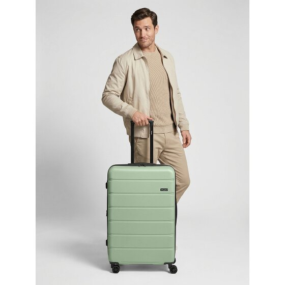 Saxoline Miami 4 ruedas Carrito L 75 cm con pliegue de expansión