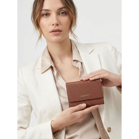 Lazarotti Billetero Bologna Piel XL con compartimento con cremallera piel 14 cm