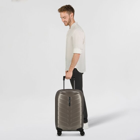Samsonite Attrix 4 ruedas Carro de la cabina 55 cm con pliegue de expansión