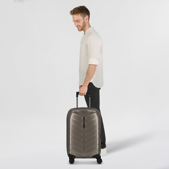 Samsonite Attrix 4 ruedas Carro de la cabina 55 cm con pliegue de expansión