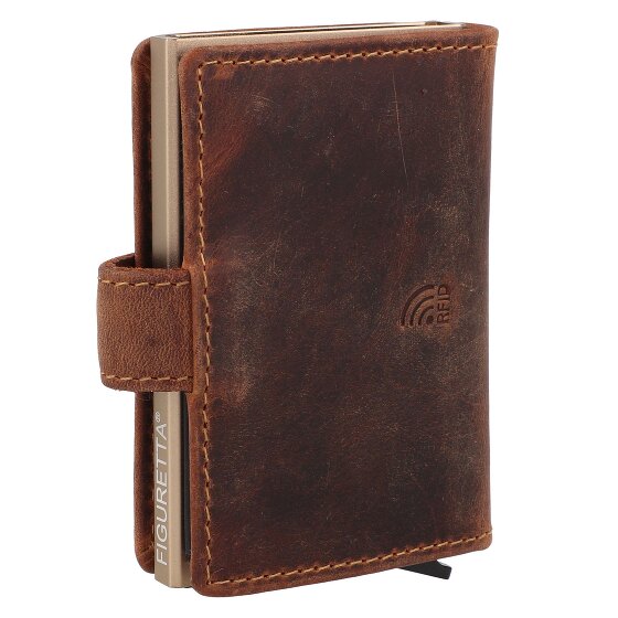 Greenburry Vintage Cartera Protección RFID Piel 7.5 cm