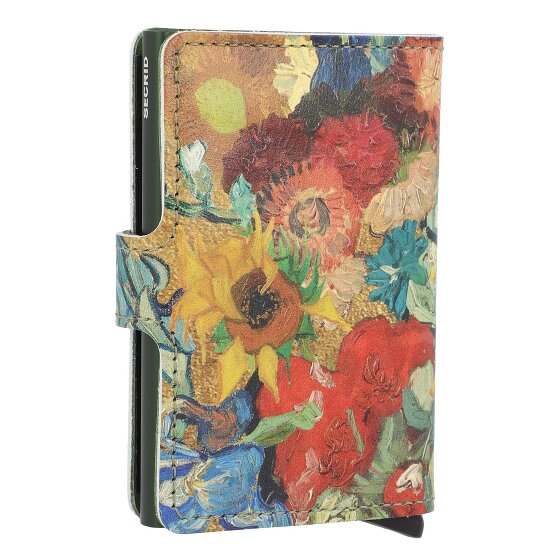 Secrid Estuche para tarjetas de crédito Art RFID de cuero 6 cm