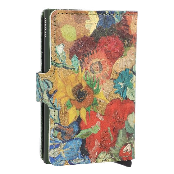 Secrid Estuche para tarjetas de crédito Art RFID de cuero 6 cm