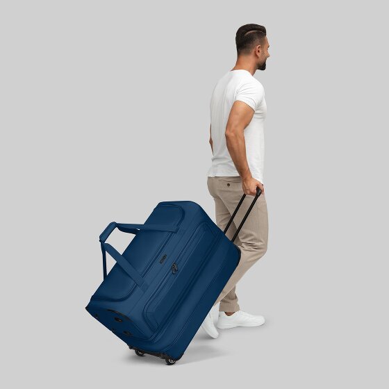 Redolz Bolsa de viaje Duffle Essentials de 2 ruedas 70 cm L con solapa de expansión