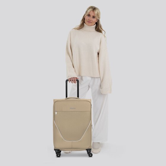 Stratic taska Trolley de 4 ruedas M 65 cm con pliegue extensible
