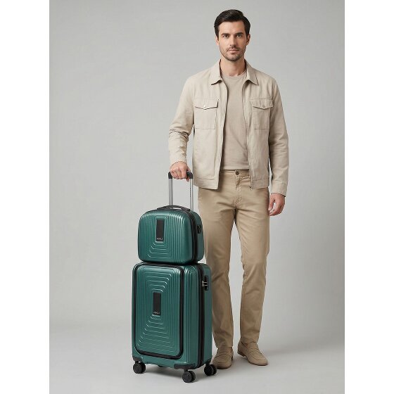 Redolz Juego de maletas Essentials 14 2 pzs. trolley de cabina con plegado extensible + neceser