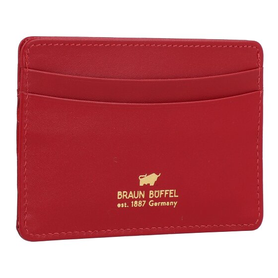 Braun Büffel Estuche para tarjetas de crédito Verona de cuero de 10 cm