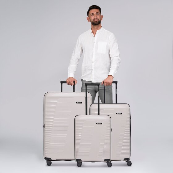 Farmhood Eco Edition 4 ruedas Juego de maletas 3 piezas con pliegue de expansión