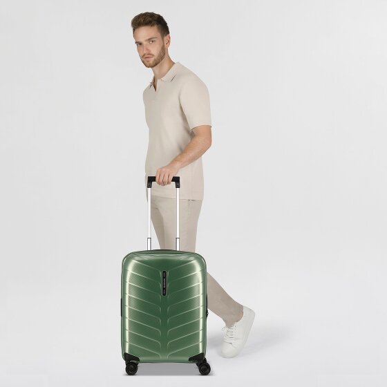 Samsonite Attrix 4 ruedas Carro de la cabina 55 cm con pliegue de expansión