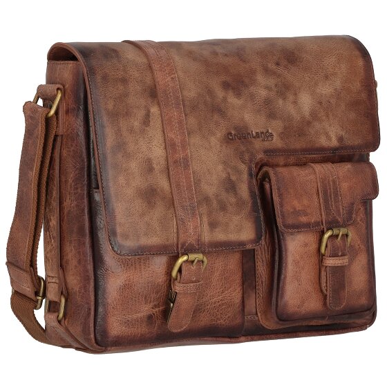 Greenland Nature Bolso de cuero Mascu & Line 30 cm