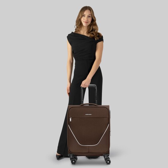 Stratic taska Trolley de cabina de 4 ruedas S 55 cm con pliegue extensible