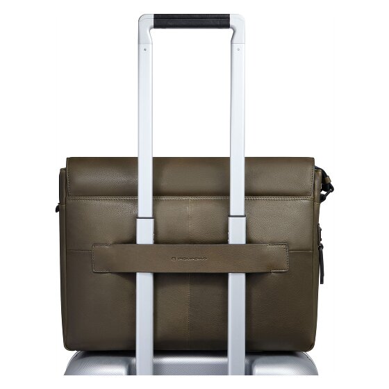 Piquadro Harper Maletín Mensajero Piel 37 cm Compartimento para el portátil