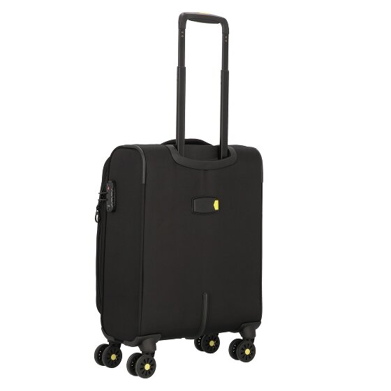 d&amp;n Travel Line 9704 4 ruedas Carro de la cabina S 55 cm con pliegue de expansión