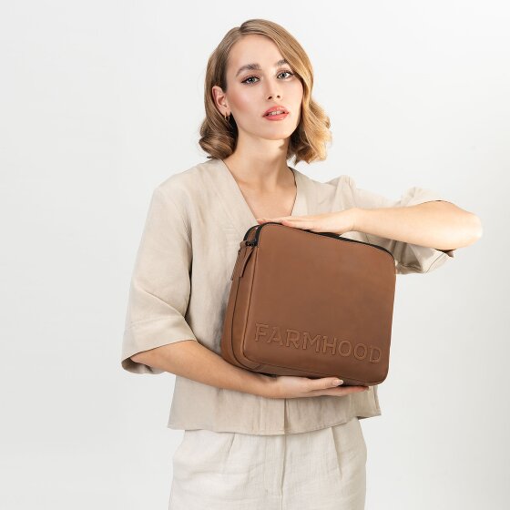 Farmhood Nashville XL bandolera 2 compartimentos piel 29 cm