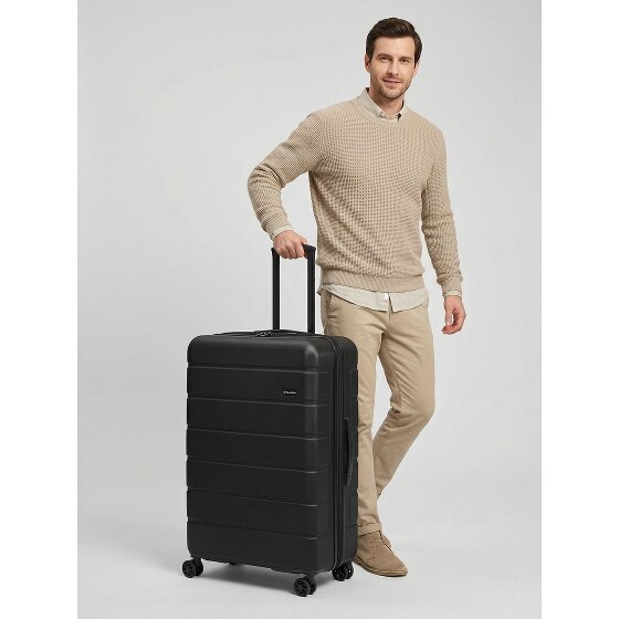 Saxoline Miami 4 ruedas Carrito L 75 cm con pliegue de expansión