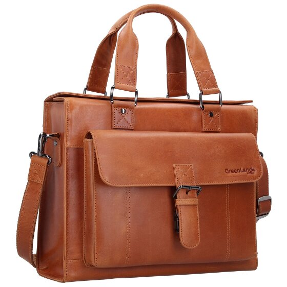 Greenland Nature Maletín Light Nature Piel 38 cm