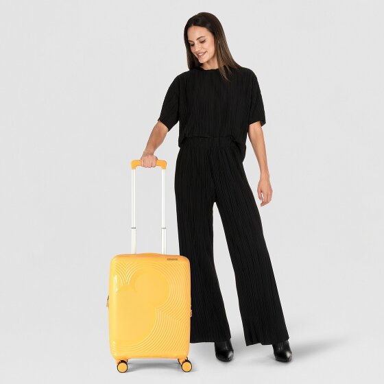 American Tourister Mickey Magic 4 ruedas Carro de la cabina 55 cm con pliegue de expansión