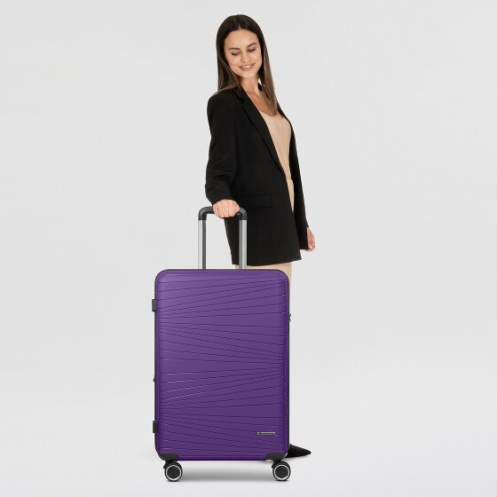 Franky Dallas 3.0 Trolley de 4 ruedas M 65 cm con plegado extensible