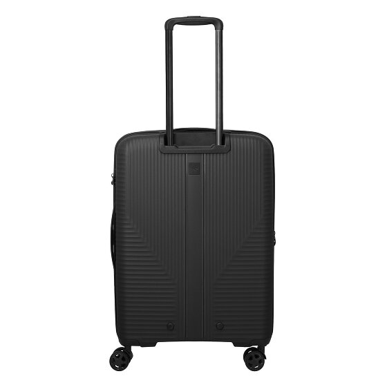 Travelite Air Stripe 4 ruedas Juego de maletas 3 piezas con pliegue de expansión