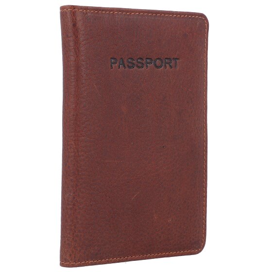 Burkely Antique Avery Funda para pasaporte RFID Piel 10 cm