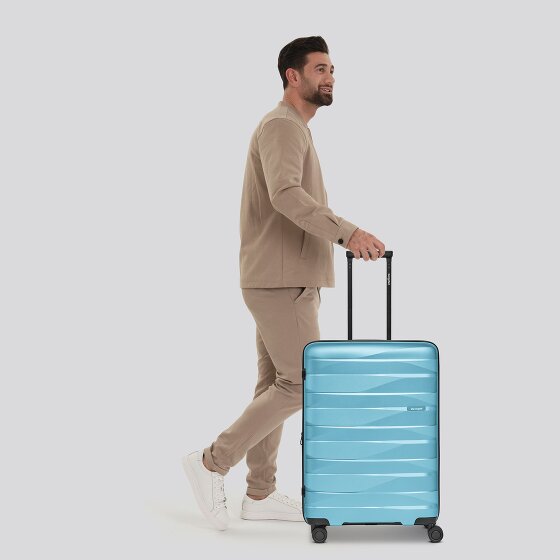 Bergpfeil Trolley de viaje de 4 ruedas M 66 cm con pliegue de expansión