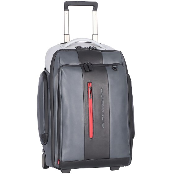 Piquadro Urban 2 ruedas Mochila-Trolley Piel natural 53.5 cm Compartimento para laptop