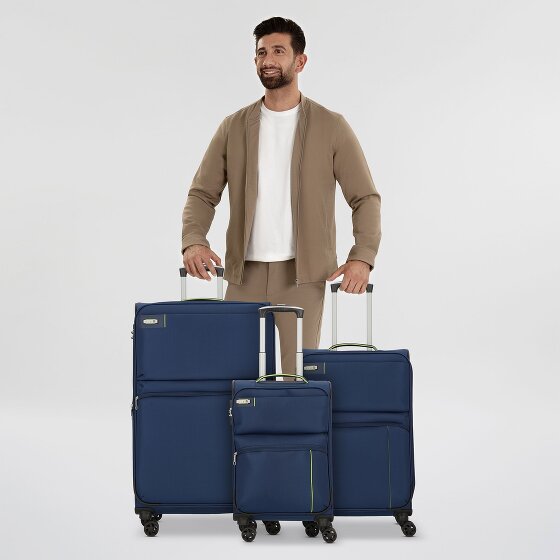 d&n Travel Line 6704 Juego de maletas de 4 ruedas 3pcs.