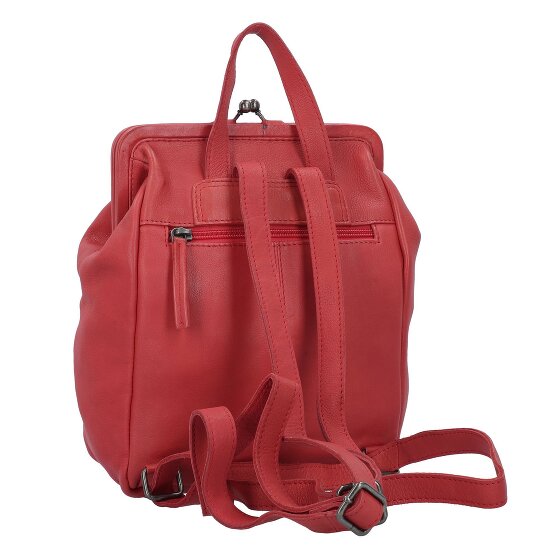 Greenburry Vintage washed Mochila de la ciudad Piel natural 27 cm