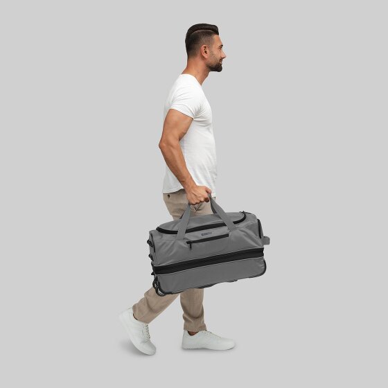 Redolz Duffle Essentials MEDIUM EXP. 2 ruedas Bolsa de viaje S 55 cm con pliegue de expansión