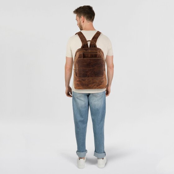Greenburry Vintage Mochila de día Piel 43 cm Compartimento para el portátil