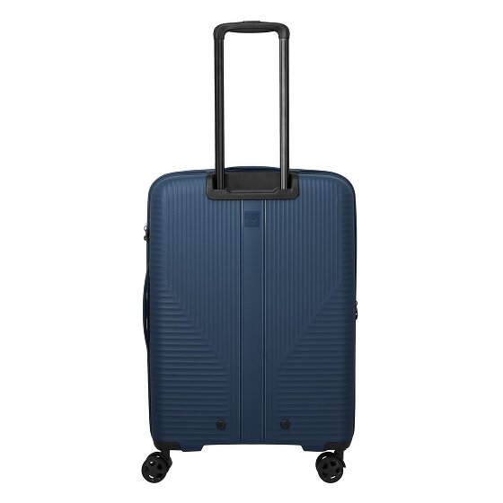 Travelite Air Stripe 4 ruedas Juego de maletas 3 piezas con pliegue de expansión