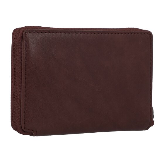 Braun Büffel Arezzo Estuche para tarjetas de crédito Protección RFID Piel 11.5 cm