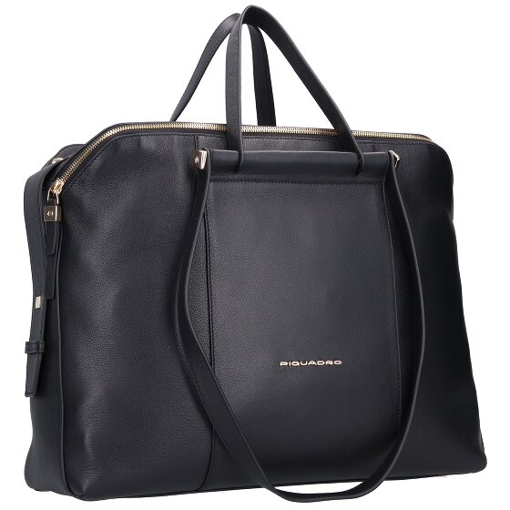 Piquadro Bolsa para portátil Circle de cuero Compartimento para portátil de 40 cm