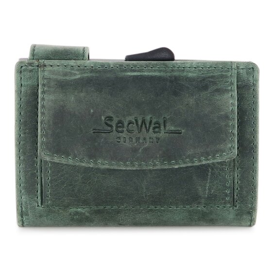 SecWal Funda para tarjetas de crédito Cartera RFID Piel 9 cm