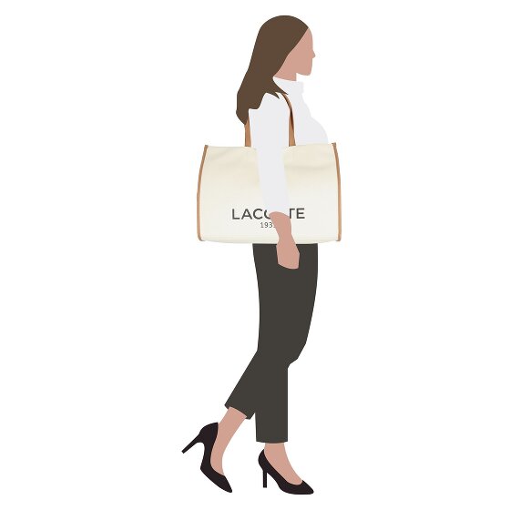 Lacoste Heritage Canvas Bolsa de compras 40 cm