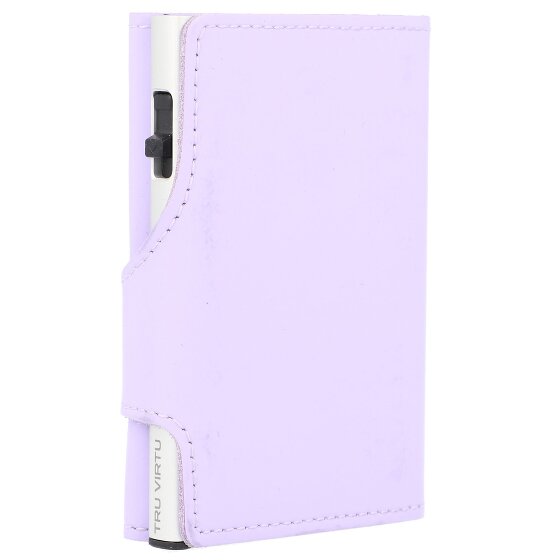 Tru Virtu Funda para tarjetas de crédito Click & Slide Cartera de piel RFID 6,5 cm