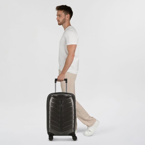 Samsonite Attrix 4 ruedas Carro de la cabina 55 cm con pliegue de expansión