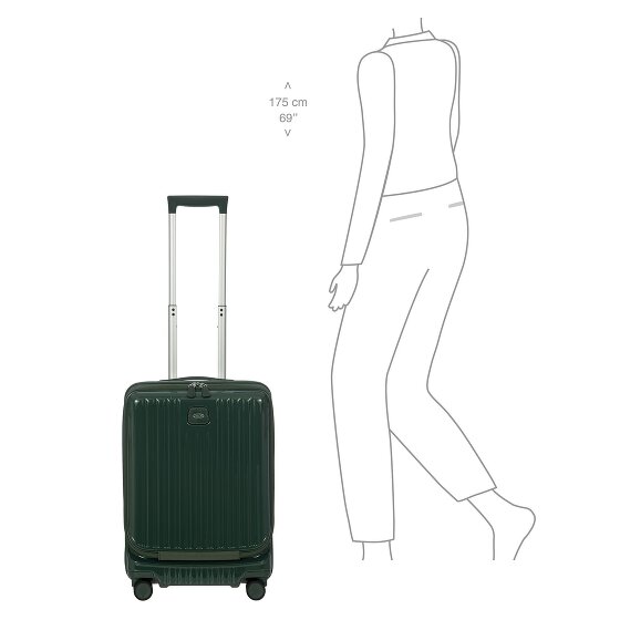 Bric's Positano 4 ruedas Carro de la cabina 55 cm con pliegue de expansión