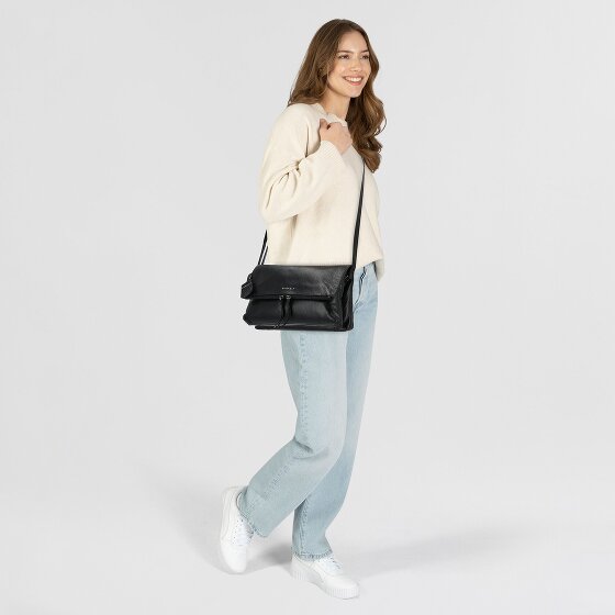 Burkely Creased Crystal Bolsa de hombro Piel 27 cm