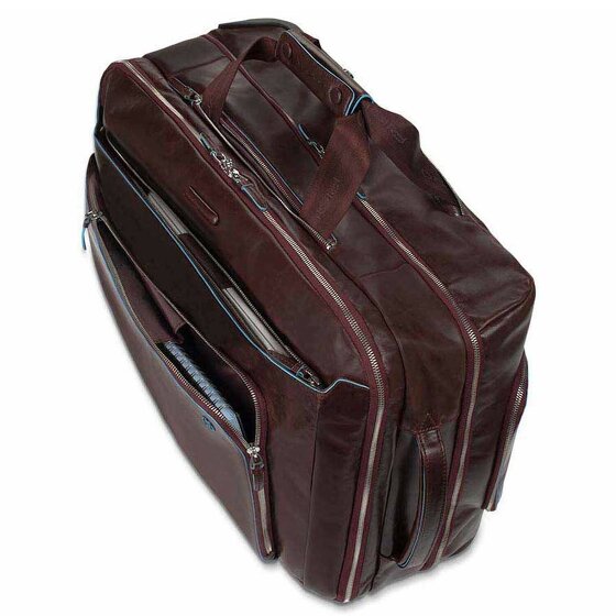 Piquadro Blue Square 2 ruedas Trolley business Piel natural 51 cm Compartimento para laptop