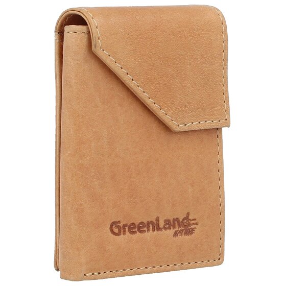 Greenland Nature Billetera de cuero RFID 7 cm