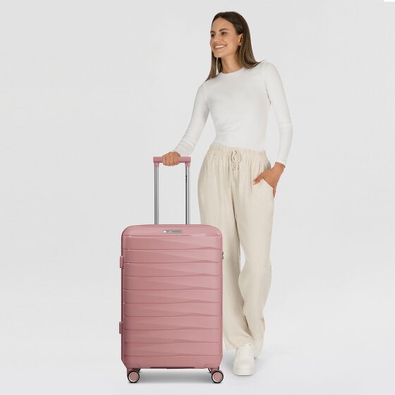 Franky London 4 ruedas Carrito M 65 cm con pliegue de expansión