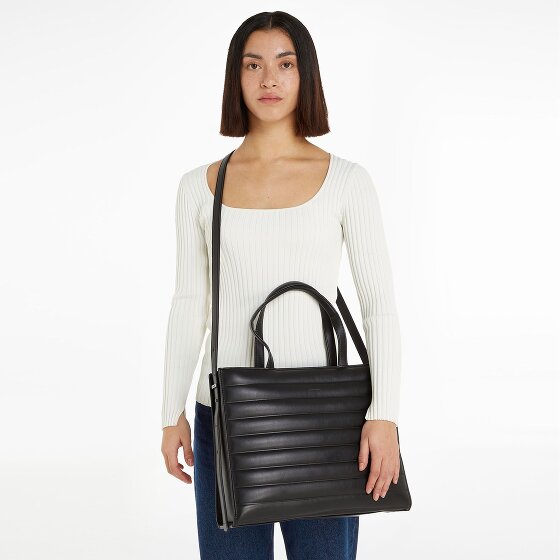Calvin Klein Line Quilt Bolsa de hombro 38 cm