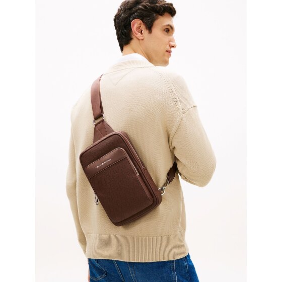 Tommy Hilfiger TH Flag Slingbag Cuero 28 cm