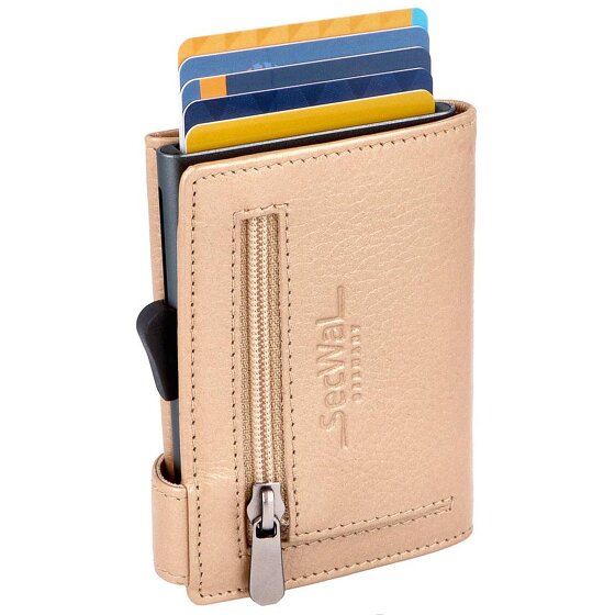 SecWal Tarjetero billetero RFID piel 9,5 cm