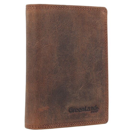 Greenland Nature Billetera Montenegro de cuero RFID 9 cm